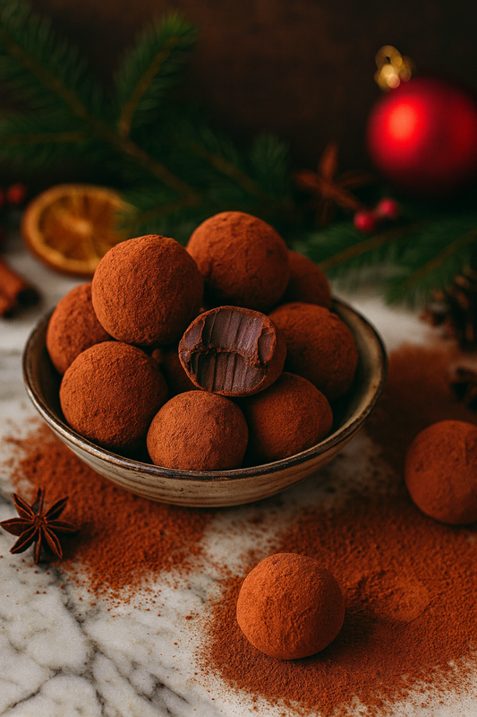 Truffes aux chocolat ( Ballotin 100grs )